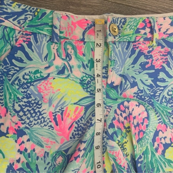 NEW Lilly Pulitzer Callahan Stretch 5” Inseam Short in Mermaids Cove—size 0 - Picture 11 of 13